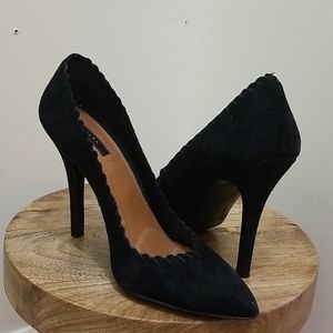 Zara leather high heels